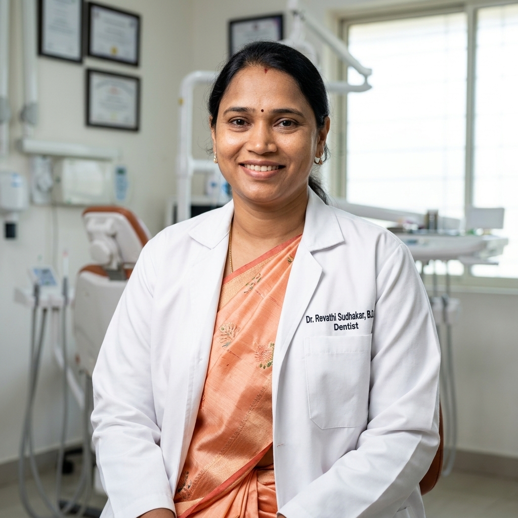 Dr. Revathi Sudhakar BDS Chief Dental Surgeon Tindivanam